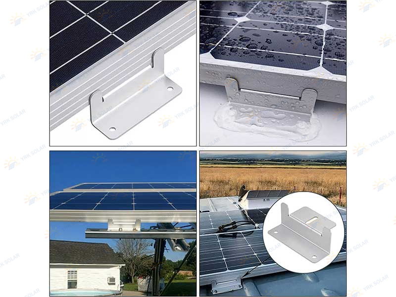 Soporte Z de montaje en panel solar de aluminio