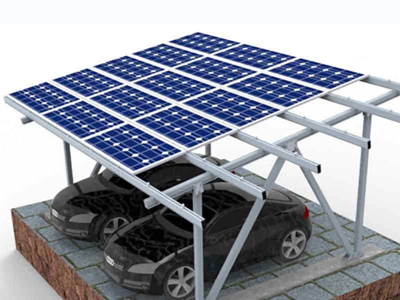 Estructura del sistema de montaje en tierra solar de aluminio