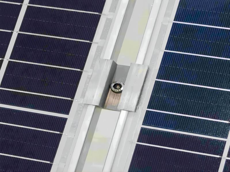 Abrazadera media del sistema de montaje del panel solar