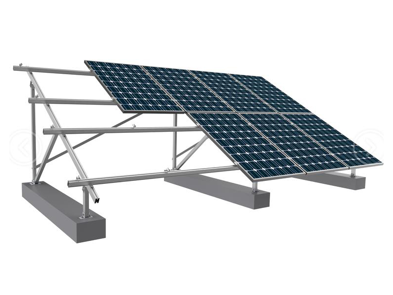 Soporte de montaje de techo de estantería solar Sistema de estructura fotovoltaica