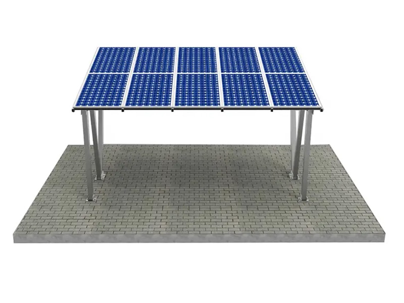 Sistema de montaje de cochera solar con kits de cochera de aluminio YRK-Carport01