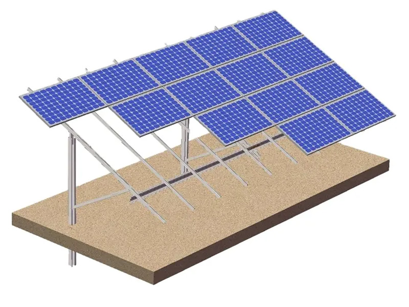 Sistema de estructura de montaje en panel solar para montaje en tierra YRK-GM