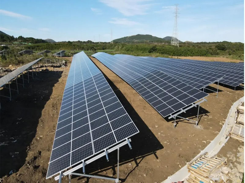 Ground Rack Pv Structure Mounting System 