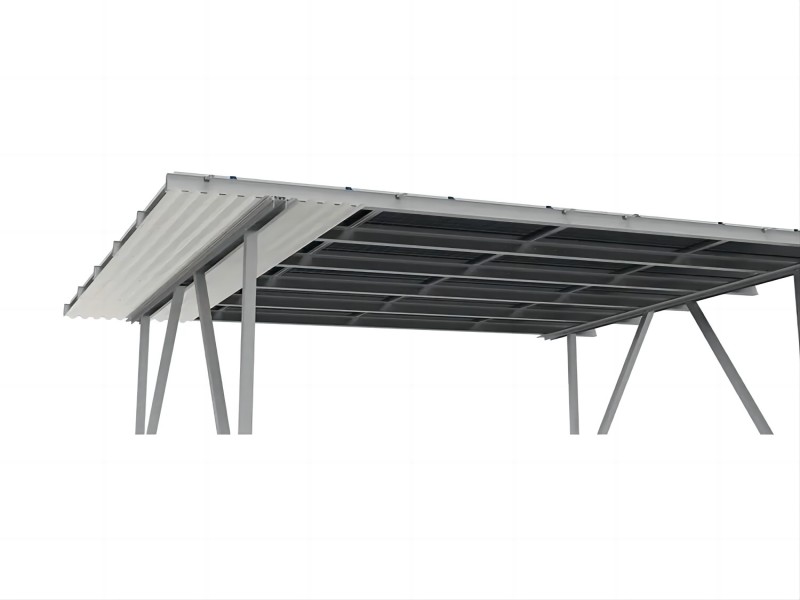 Carport solar Marco de aluminio Soporte solar impermeable YRK-Carport03