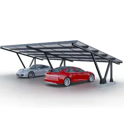 Carport de panel solar de aluminio con impermeable YRK-Carport05