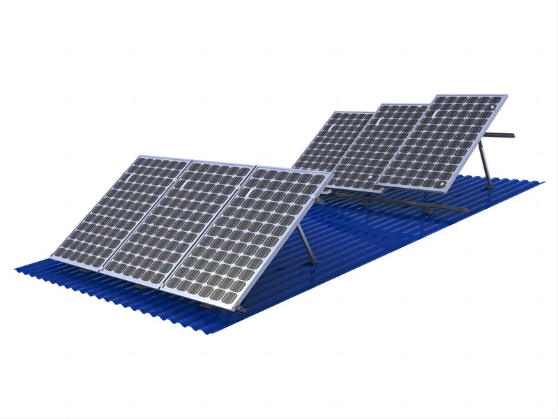 Sistema de soporte de panel solar para techo de tejas planas YRK-Roof08