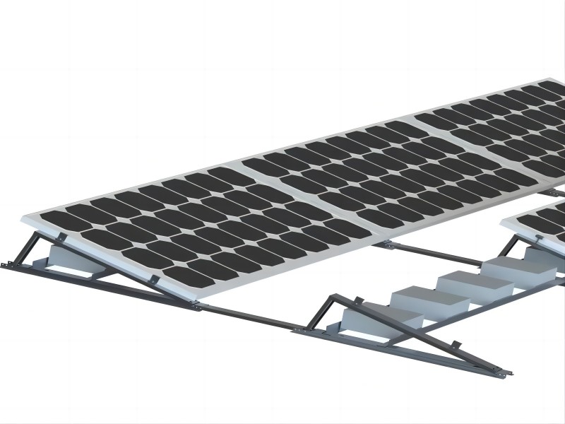 Soportes de montaje de techo solar Lastre Techo plano YRK-Roof08