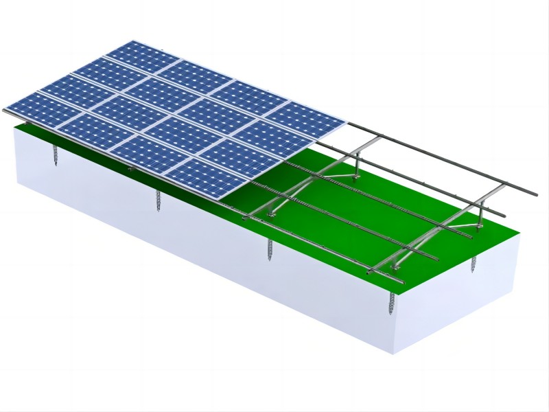 Panel solar fotovoltaico Estructura de sistema de montaje en tierra de aluminio YRK-Ground08